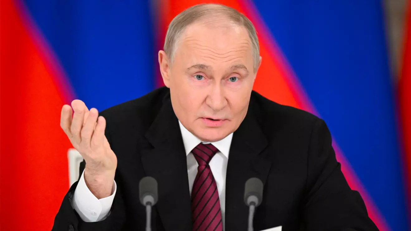 Russian President Vladimir Putin gives a statement to the media at the Kremlin in Moscow, Russia May 11, 2025. Sergey Bobylev/Host agency RIA Novosti/Handout via Reuters