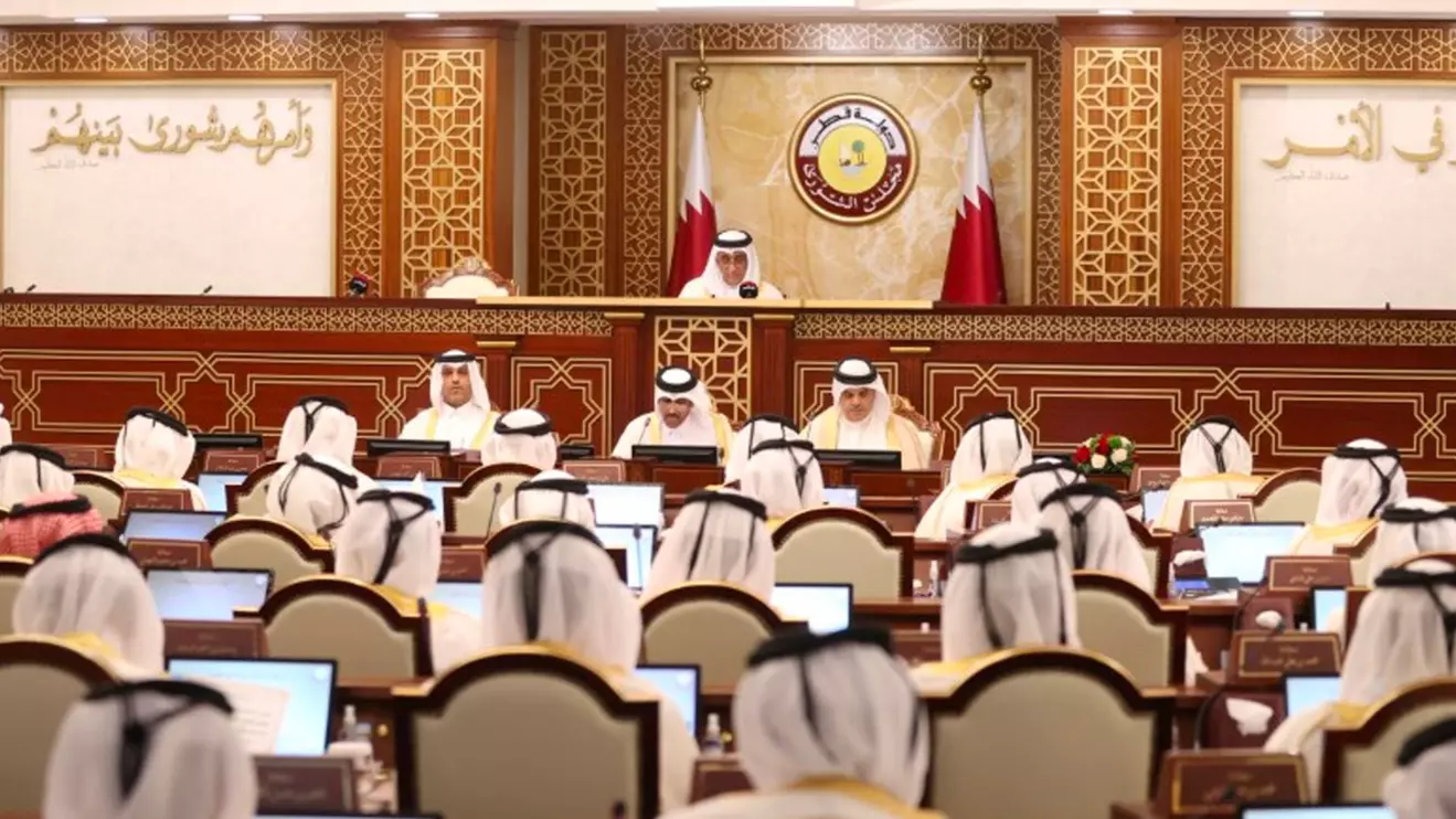 Members attend the session of the advisory Shura Council for which partial elections were held for the first time, in Doha, Qatar, October 26, 2021. Reuters/Ibraheem Al Omari