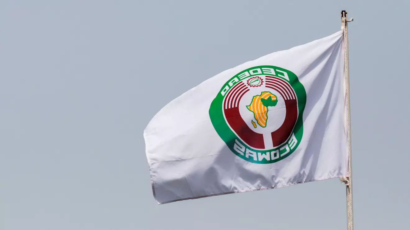 Economic Community of West African States (ECOWAS) flag, Reuters/Francis Kokoroko