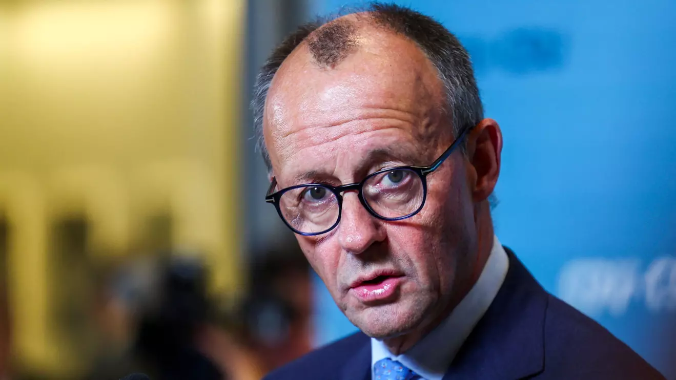 German opposition leader Friedrich Merz of the Christian Democratic Union party (CDU) gives a statement on the day of a CDU faction meeting at the Bundestag, Germany's lower house of parliament, in Berlin, Germany, November 12, 2024. Reuters/Lisi Niesner