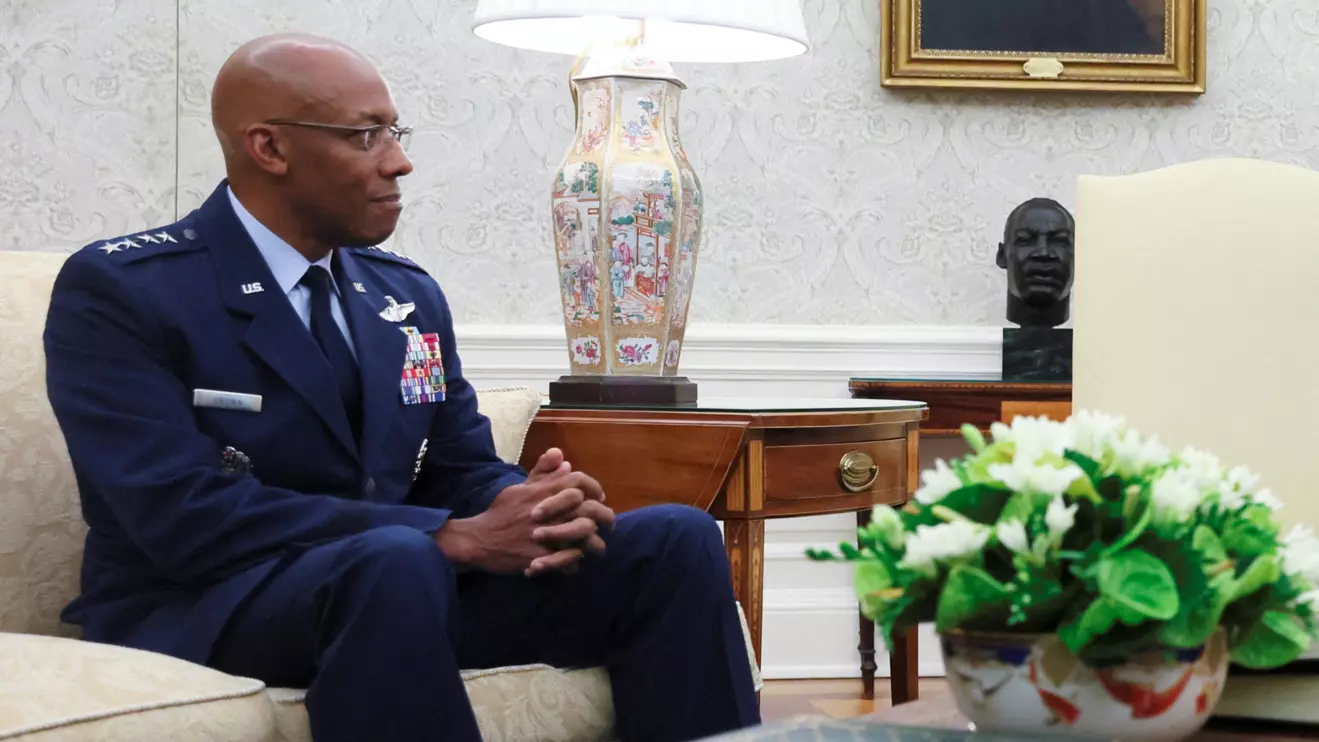 Chairman of the Joint Chiefs of Staff Air Force General Charles Q. Brown Jr,  Reuters/Leah Millis