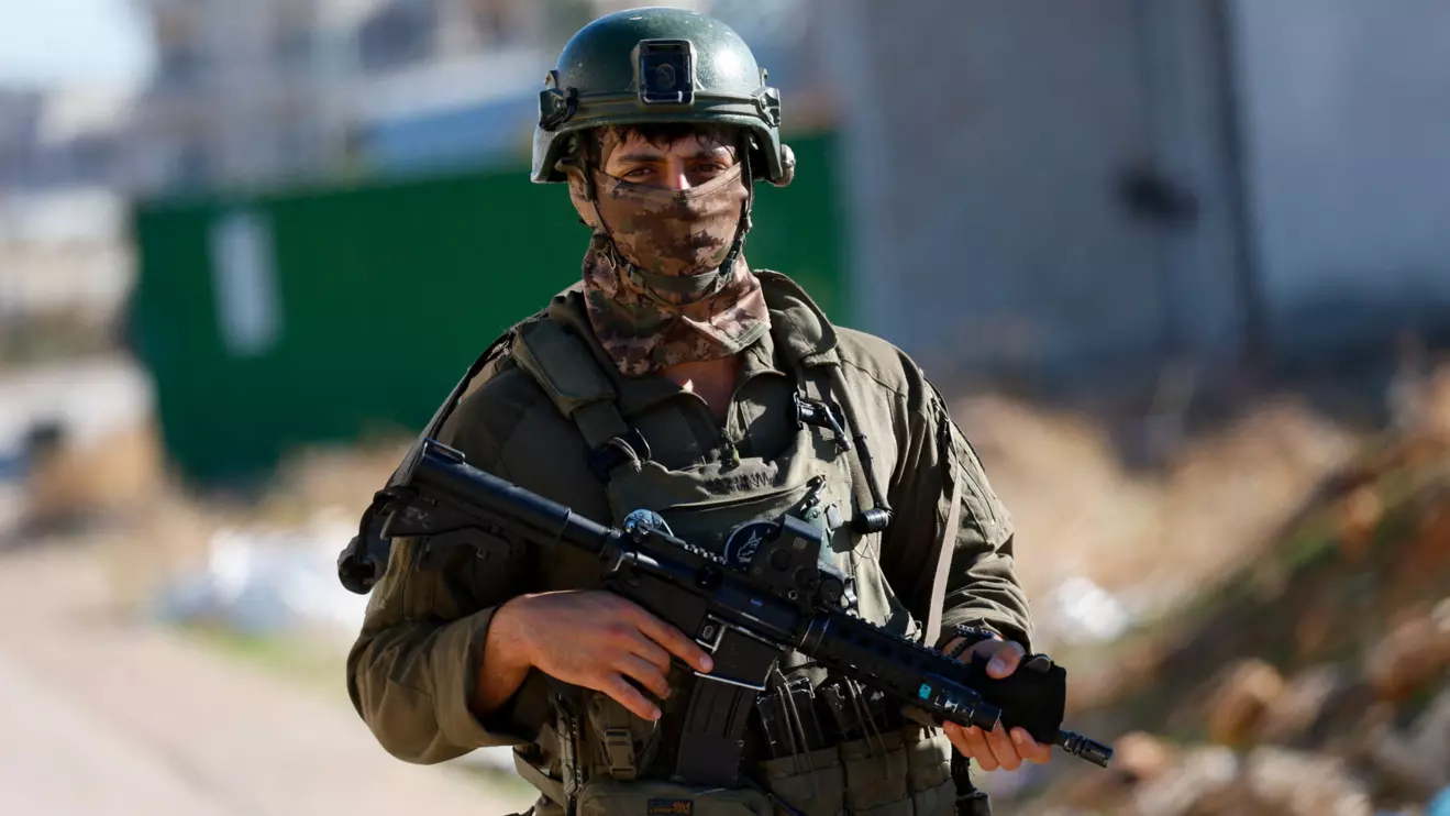 An Israeli soldier takes part in an operation in Tubas, in the Israeli-occupied West Bank, November 26, 2025. Reuters/Mohamad Torokman