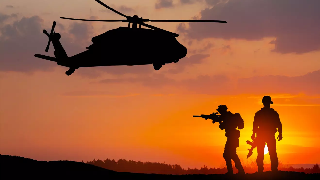 Helicopters dropped dozens of Israeli soldiers who were able to enter the weapons production site and destroy it © Mena Today 