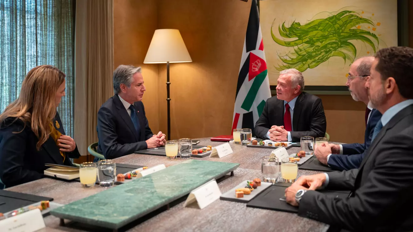 Antony Blinken and the King of Jordan Meet Thursday in Aqaba © X