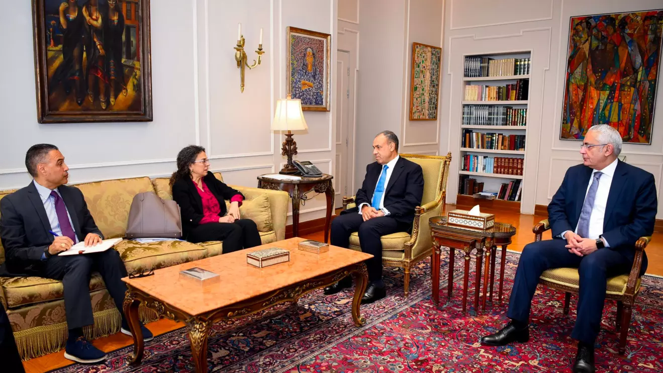 Badr Abdelatty and Stephanie Khoury meet Thursday in Cairo © X