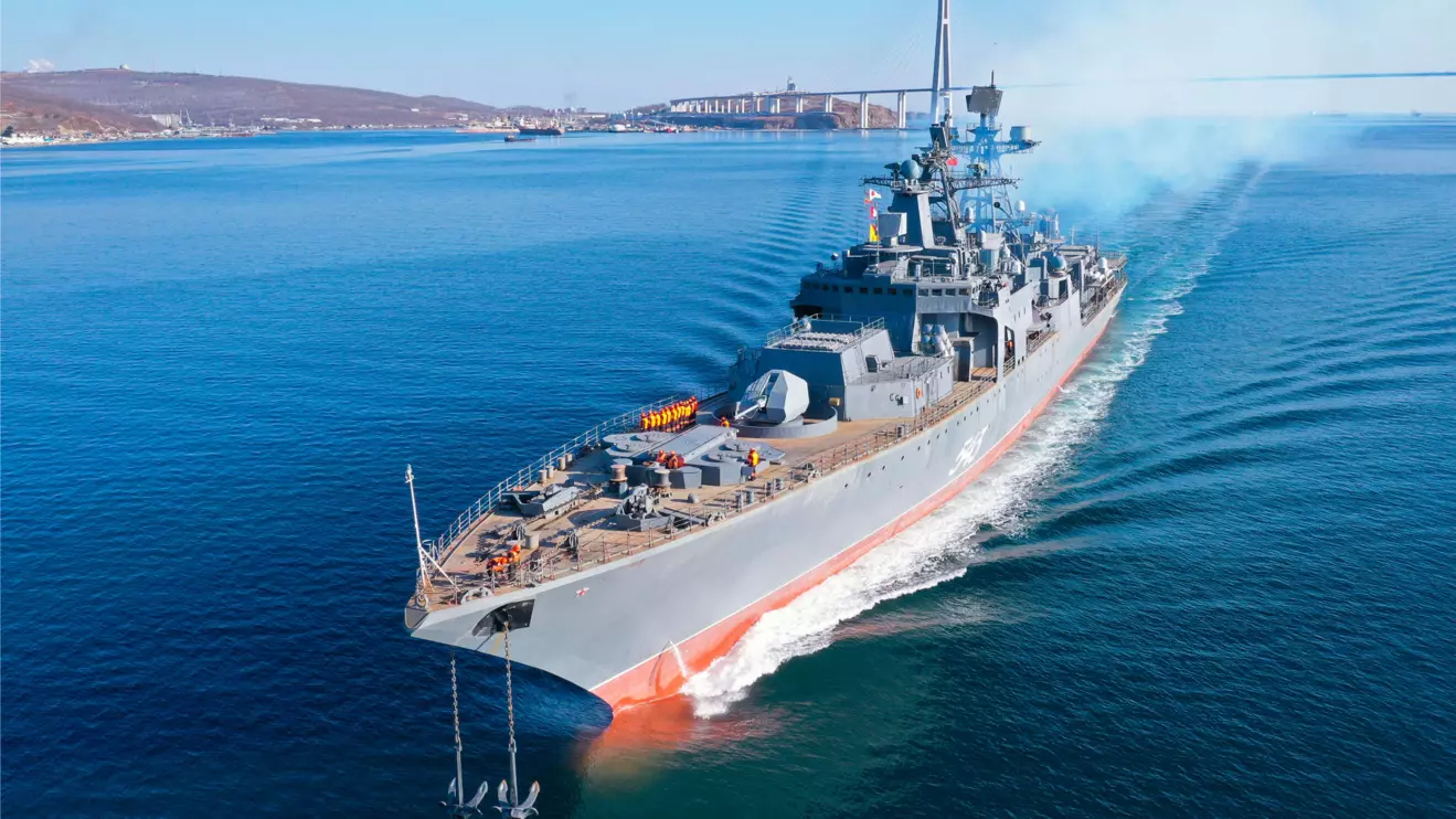 The frigate Marshal Shaposhniko © Ministry of Defence Russia 