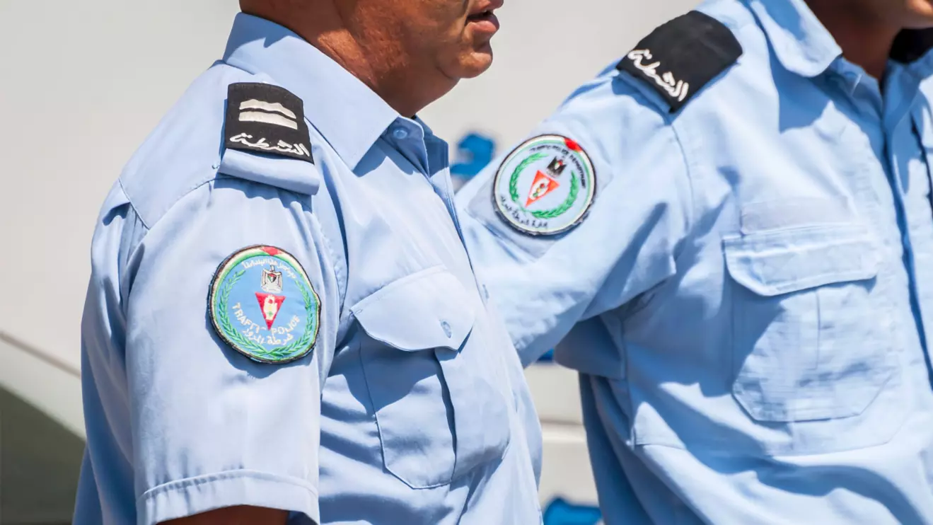 Palestinian traffic police officers © Mena Today 