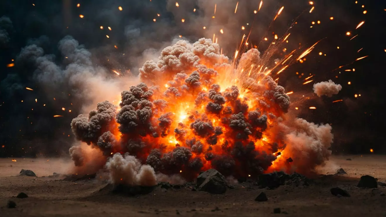 The explosion took place in an upscale district housing of Mazzeh © Mena Today 
