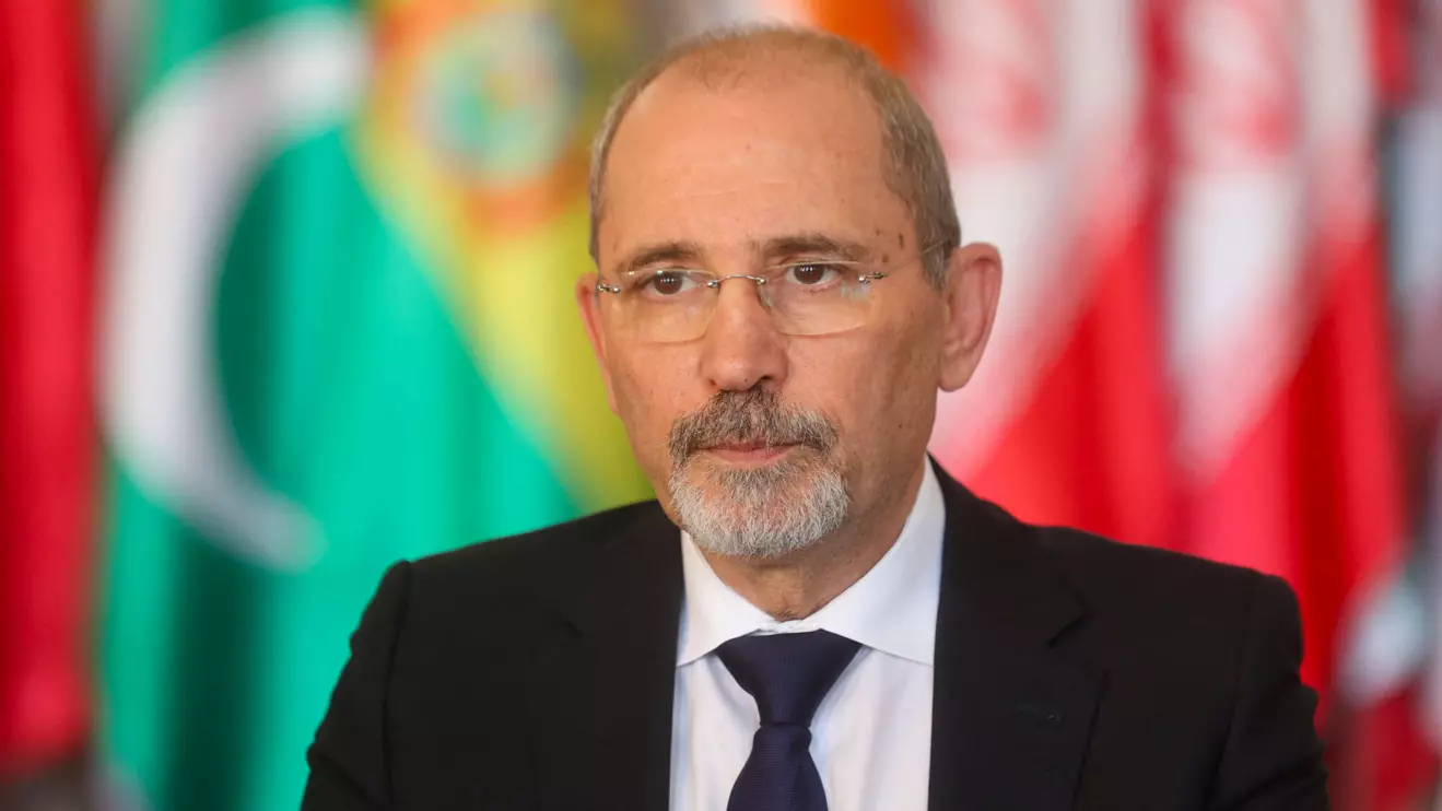 Jordan's Foreign Minister Ayman Safadi, Majid Asgaripour/WANA (West Asia News Agency) via Reuters