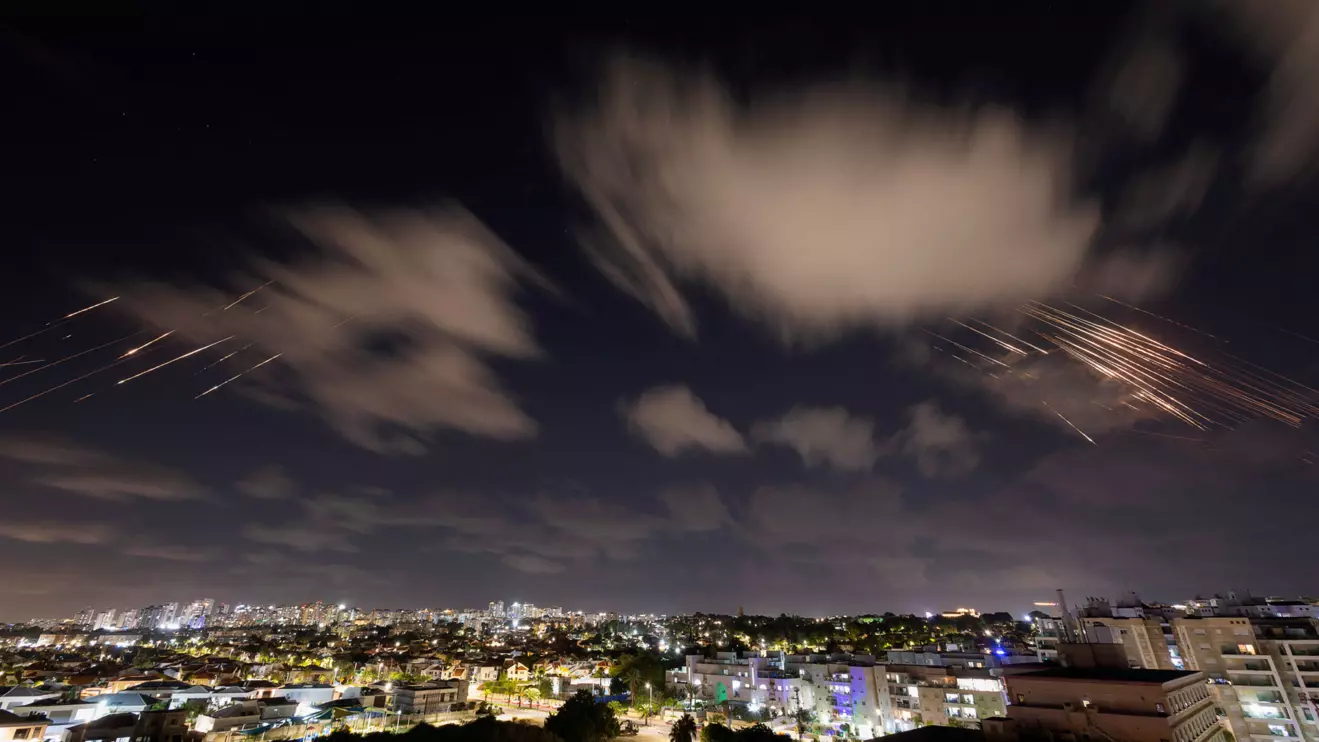 Israel's Iron Dome anti-missile system intercepts rockets, as seen from Ashkelon, Israel, October 1, 2024 Reuters/Amir Cohen