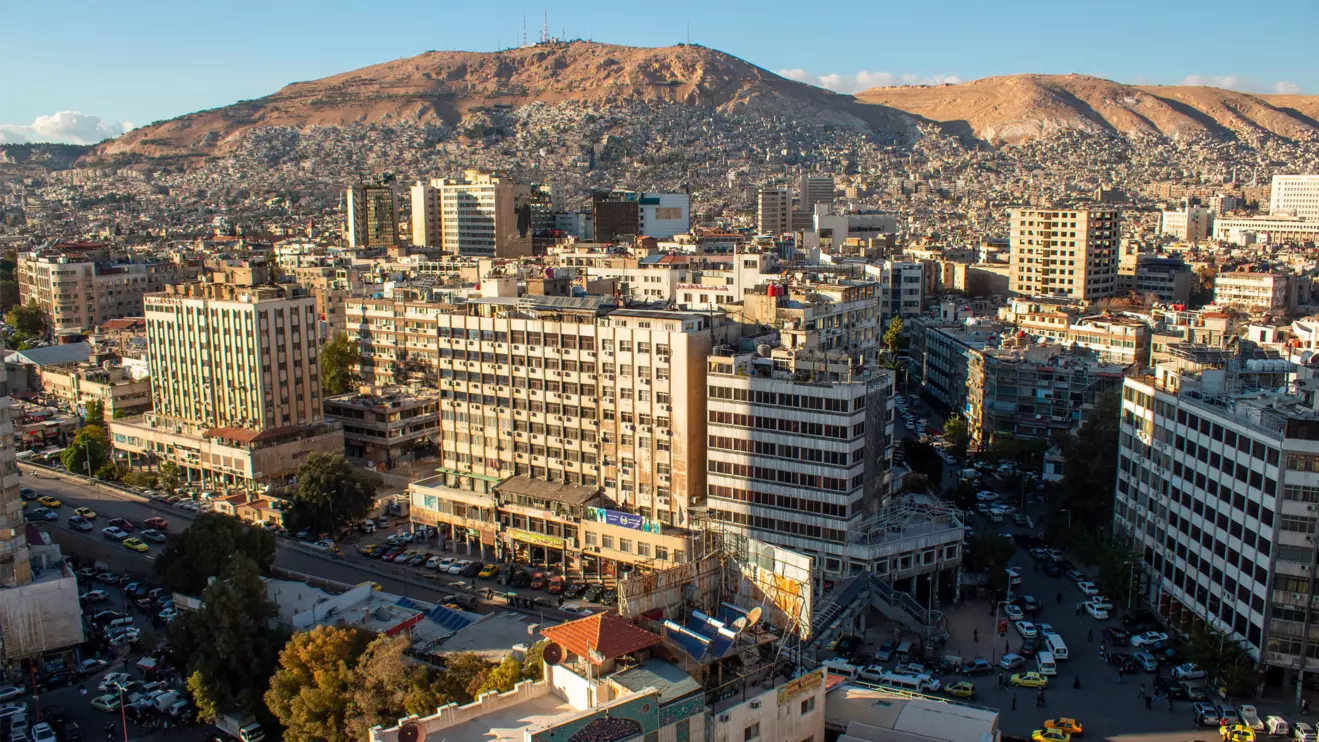 Aerial view of Sarojah in Damascus © Mena Today 