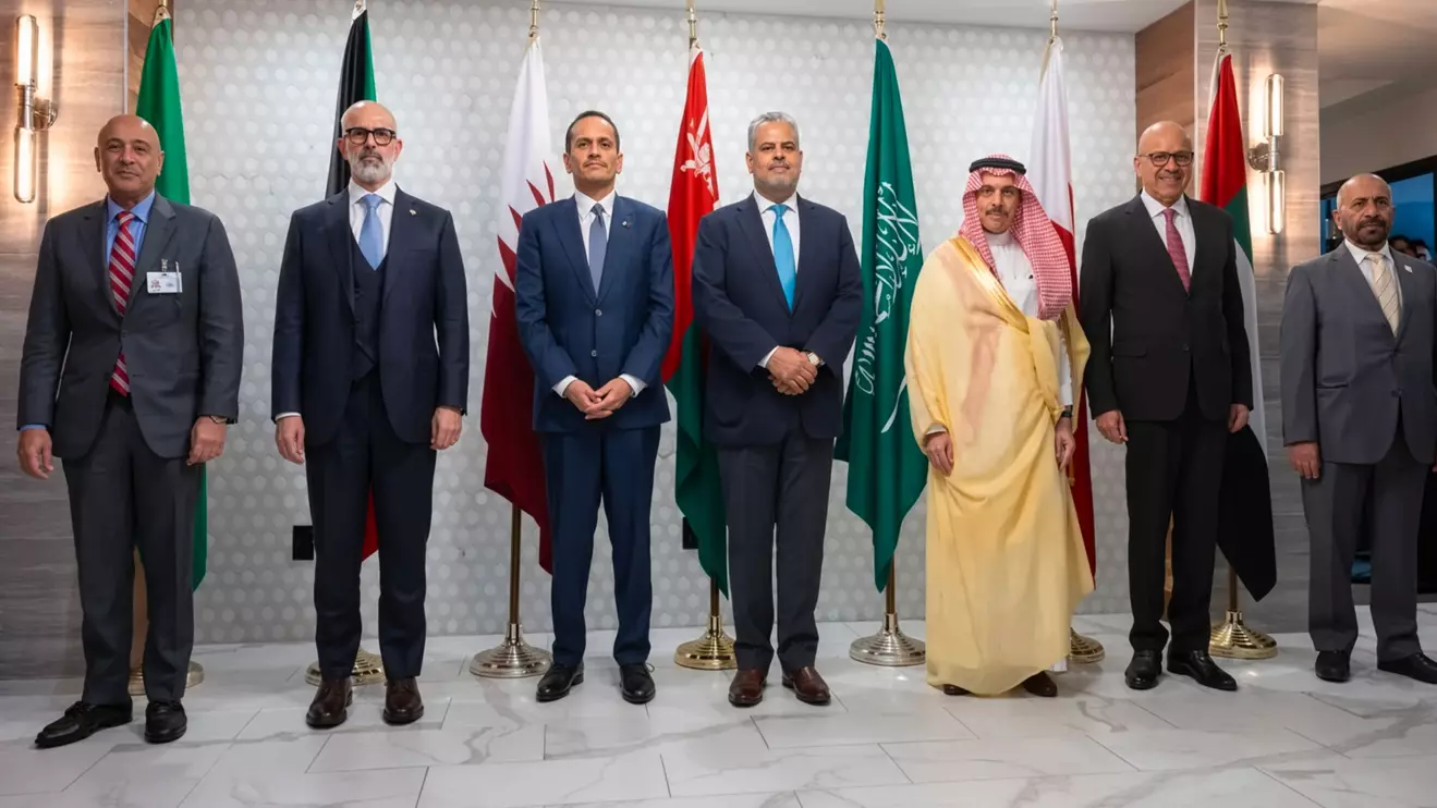 Gulf Cooperation Council foreign ministers hold a coordination meeting in New York ahead of the UN General Assembly's high-level week © SPA