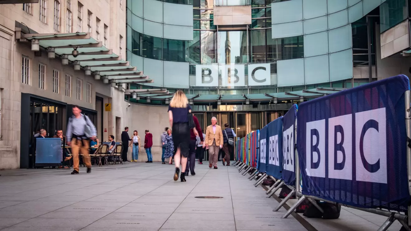 British Broadcasting Corporation (BBC) headquarters building on Portland Place; London © Mena Today