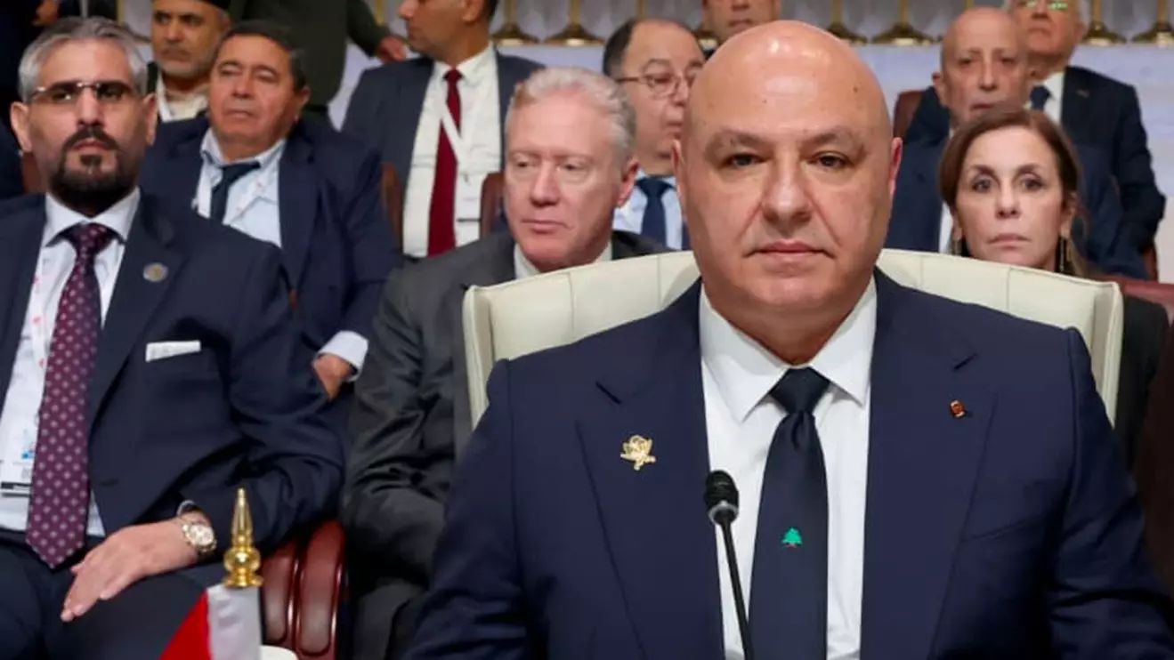 Joseph Khalil Aoun, the Lebanese president © X