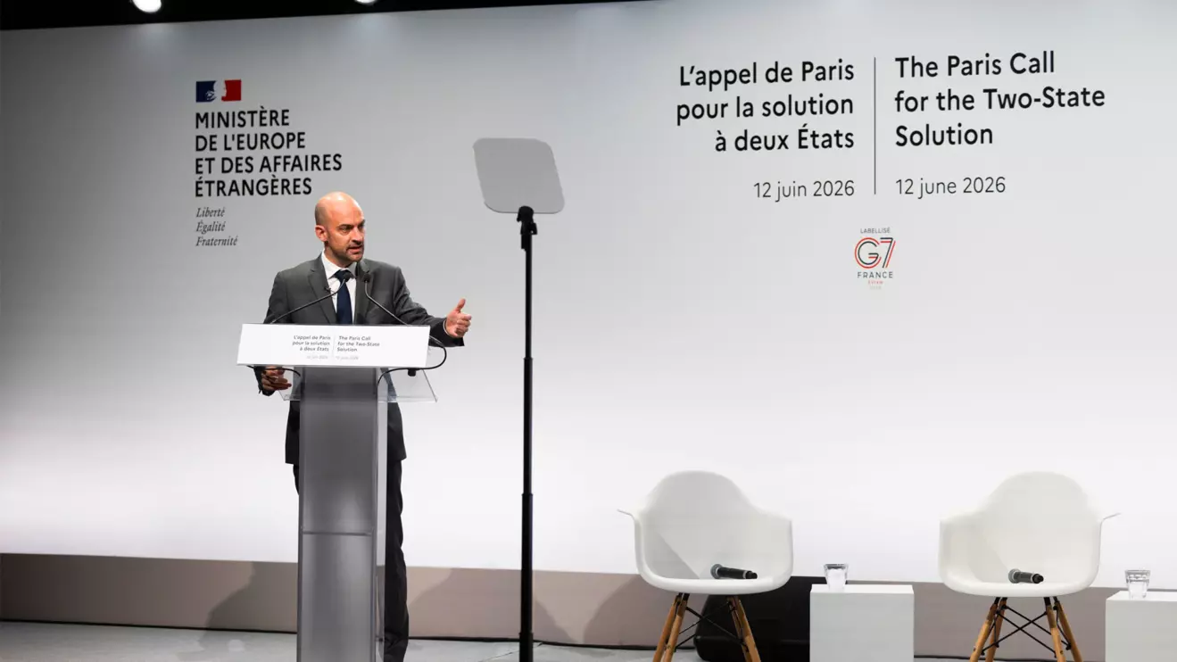 Jean-Noël Barrot, the French Foreign Minister, on Friday in Paris © Mena Today 