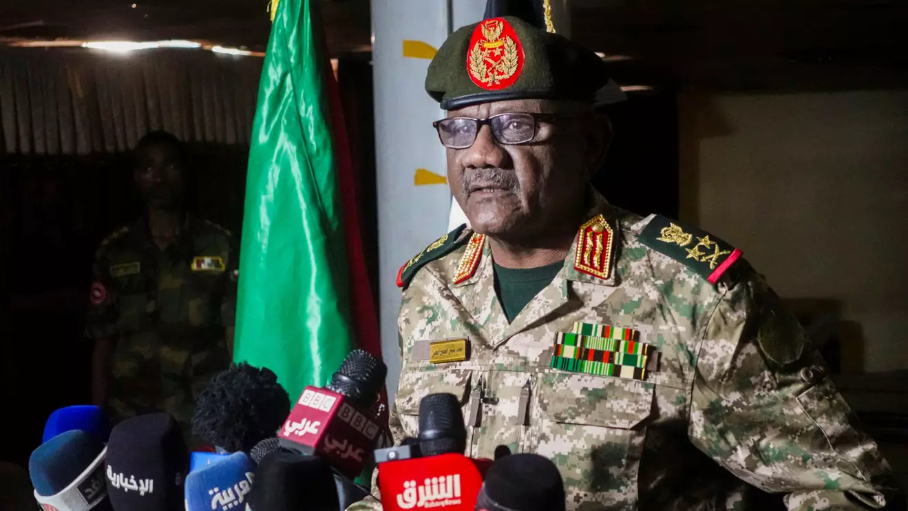 Chief of Staff of the Sudanese Army, Lieutenant General Mohamed Osman Al-Hussein, speaks to media during a press conference in Khartoum, Sudan, January 26, 2025. Reuters/El Tayeb Siddig