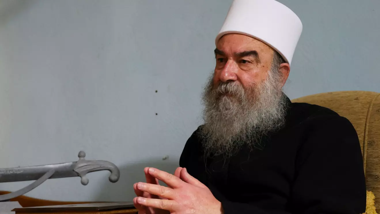 Syrian Druze leader Sheikh Hikmat al-Hajri, Reuters/Yamam Al Shaar