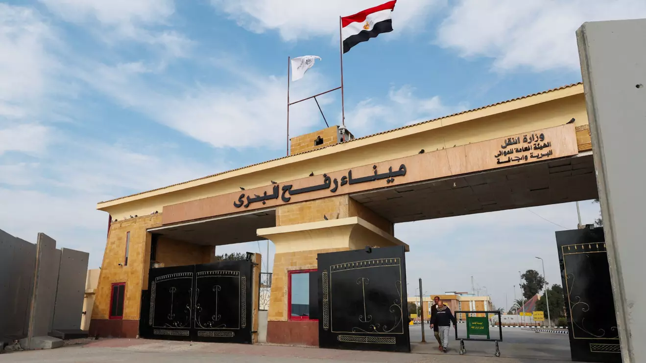 A view shows a gate at the Rafah border crossing, Reuters/Amr Abdallah Dalsh