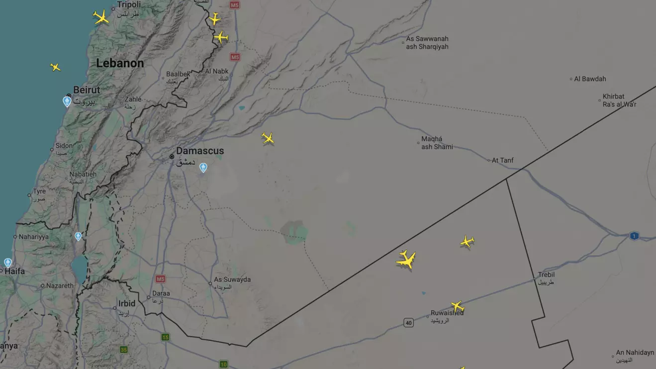 The timing couldn't be better for Damascus. Syria's new government introduced a flat overflight fee of $499 per flight earlier this year © Flight Radar 