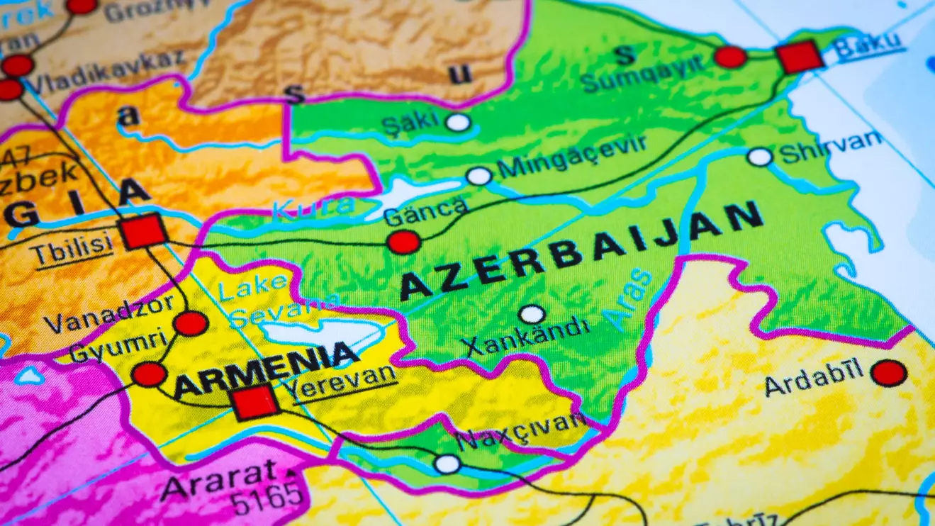 Azerbaijan's ministry said one drone fell on the terminal building of the Nakhchivan International Airport © Mena Today 