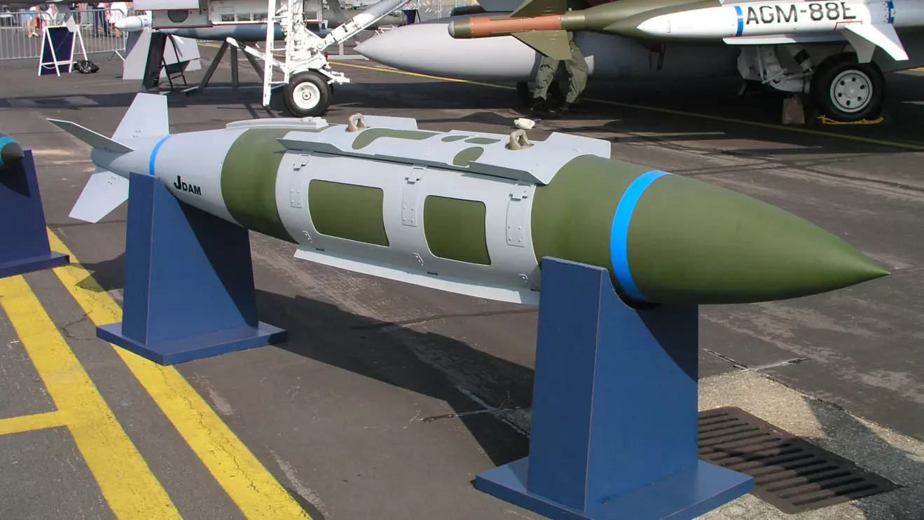 The MK-84 is an unguided 2,000 pound bomb, which can rip through thick concrete and metal, creating a wide blast radius © Mena Today 