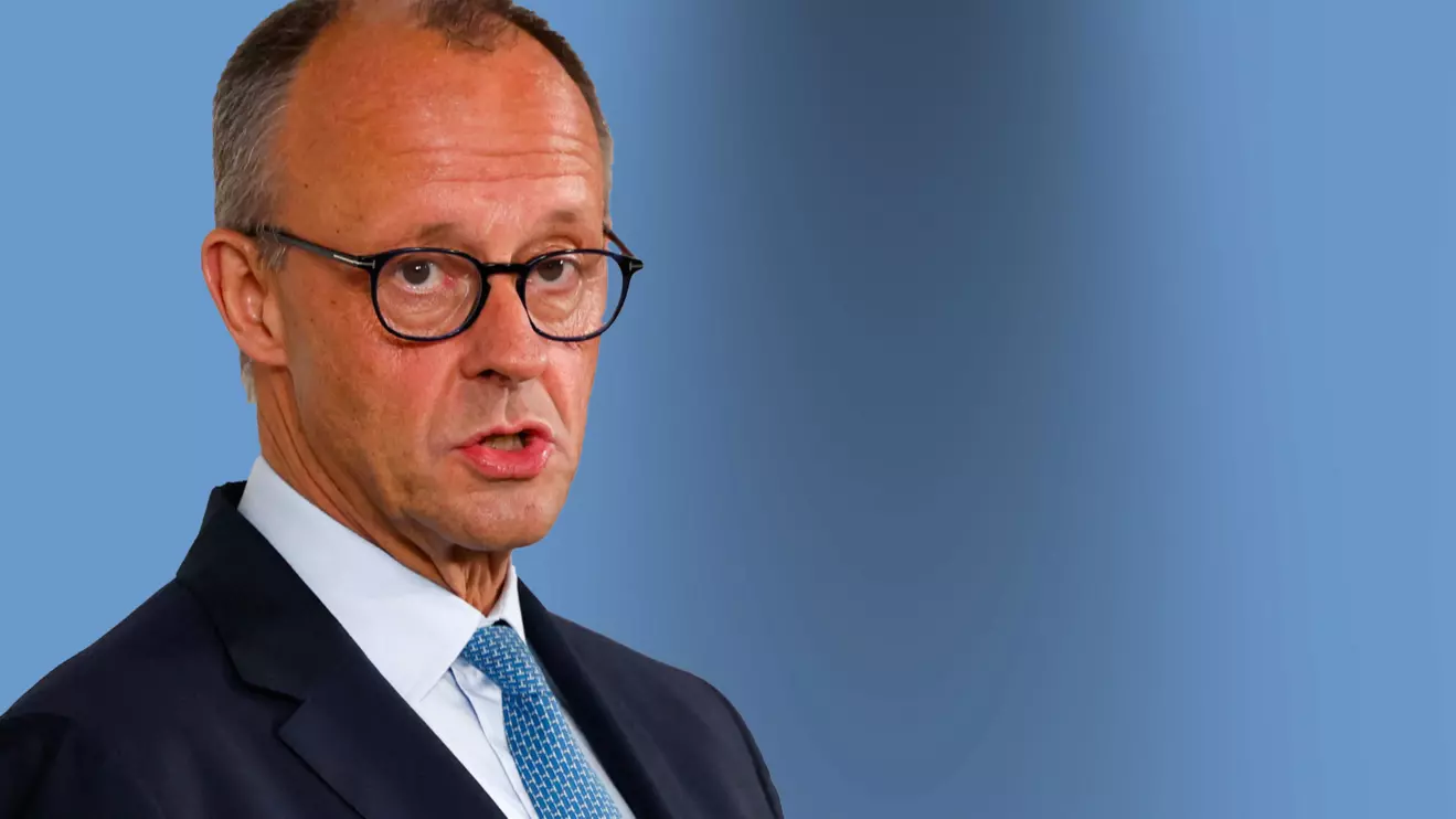 German Chancellor Friedrich Merz speaks next to Spanish Prime Minister Pedro Sanchez (not pictured) during a joint press conference in Madrid, Spain, September 18, 2025. Reuters/Susana Vera