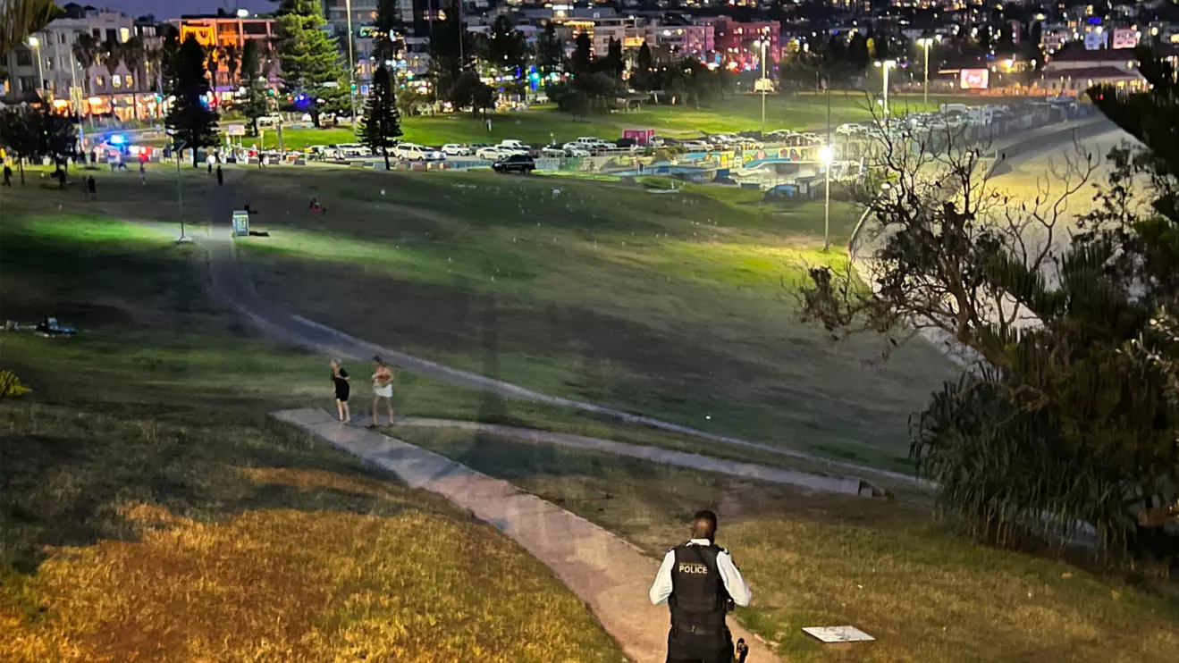 A police officer operates at the scene of a shooting incident at Bondi Beach, Sydney, Australia, December 14, 2025. Reuters/Kirsty Needham