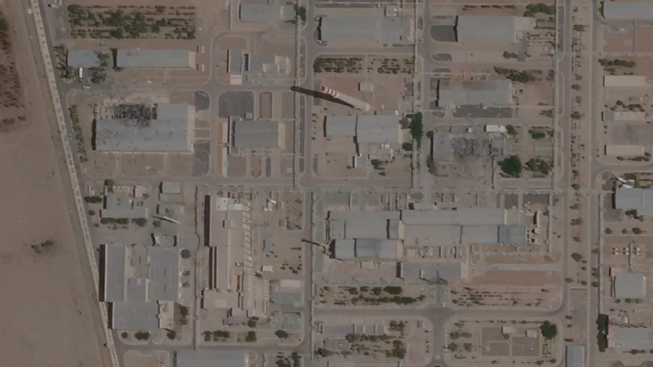 Satellite image shows damage to some buildings at Isfahan Nuclear Technology Center, after Israel launched an attack on Iran targeting nuclear facilities, in Isfahan, Iran June 16, 2025. Planet Labs PBC via Reuters