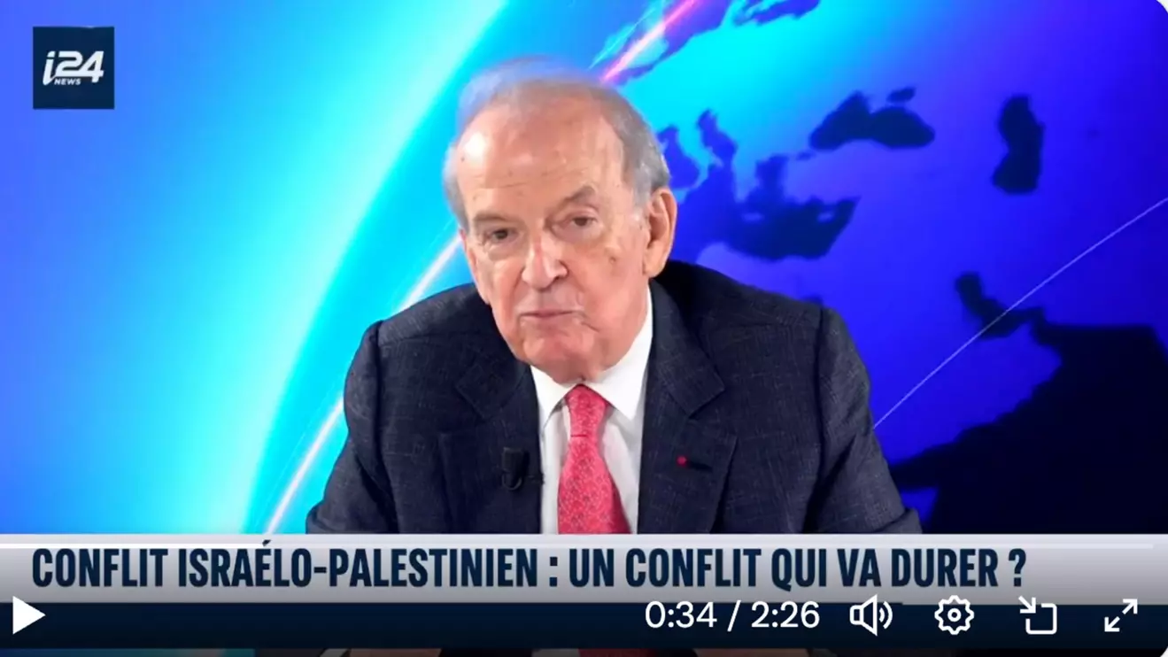 A screenshot of Marwan Hamadé’s interview on the Israeli channel