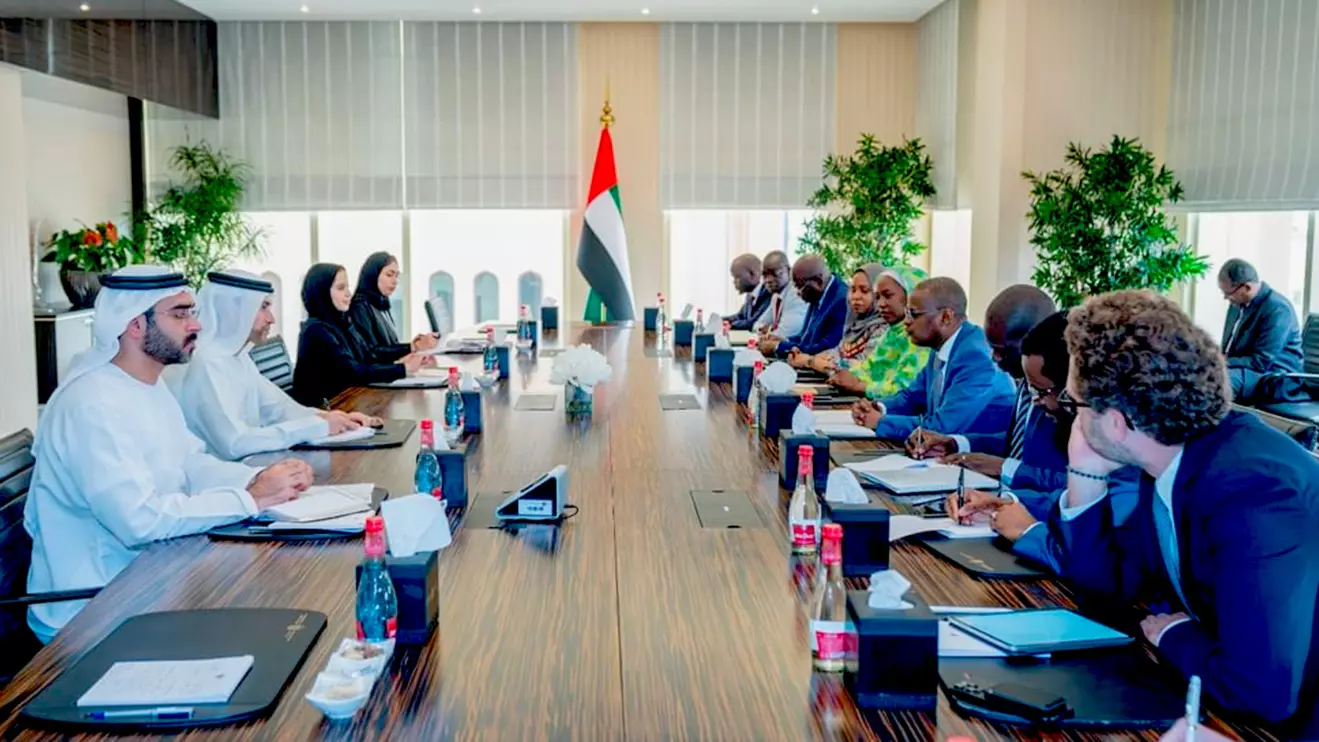 The delegations of both countries met Thursday in Dubai © WAM