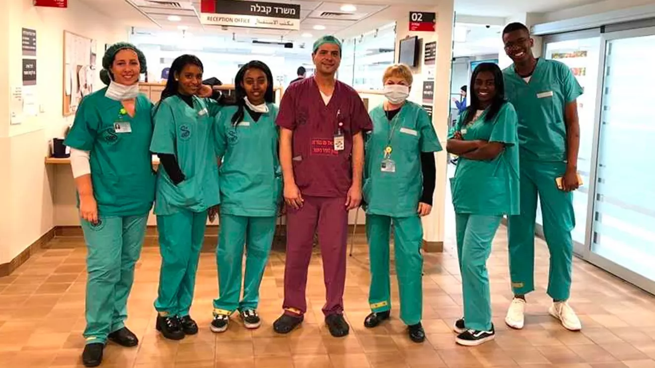 A medical team from Sheba Tel HaShomer Hospital © SH