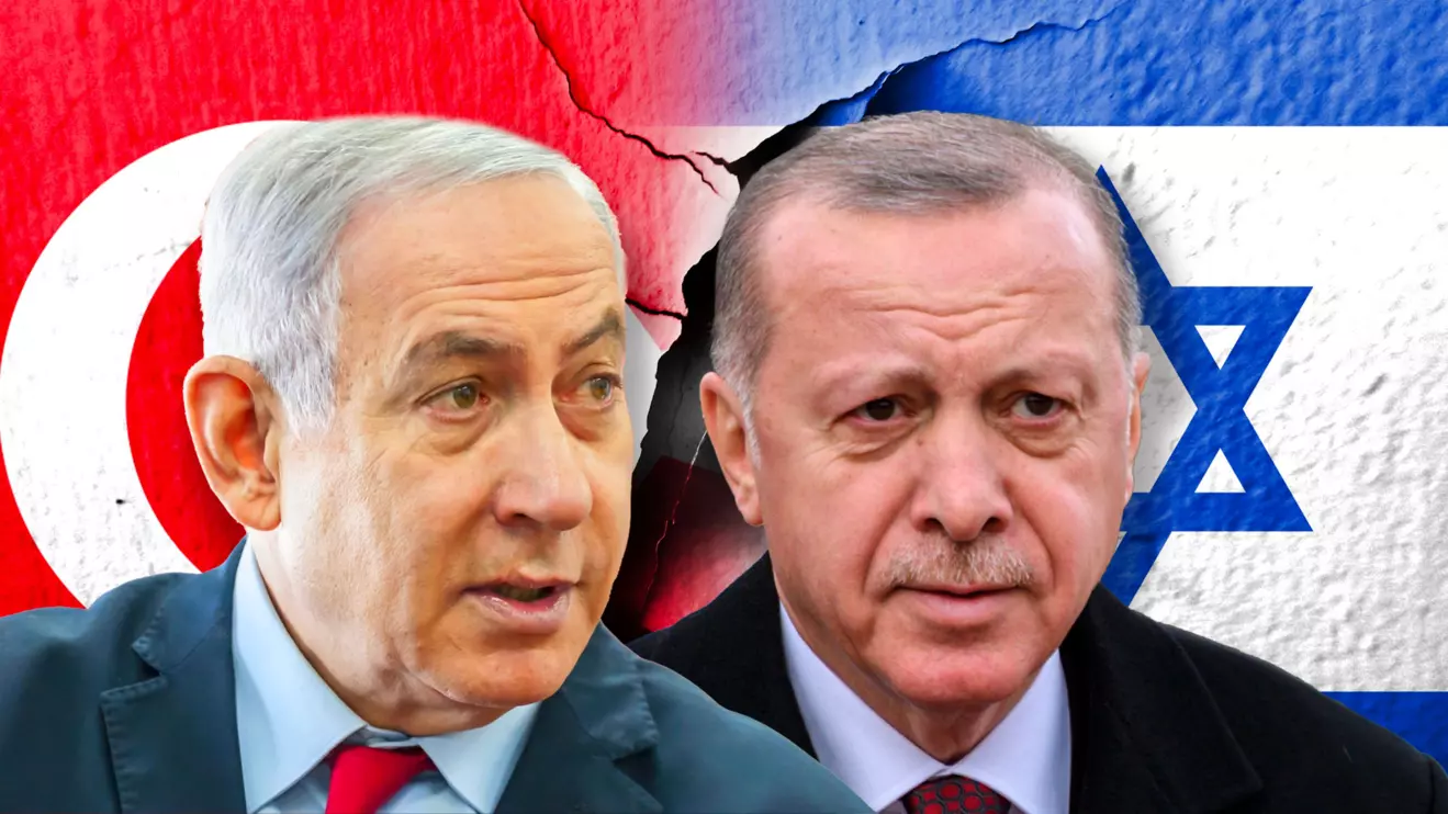 Benjamin Netanyahu and Recep Tayyip Erdoğan © Mena Today 