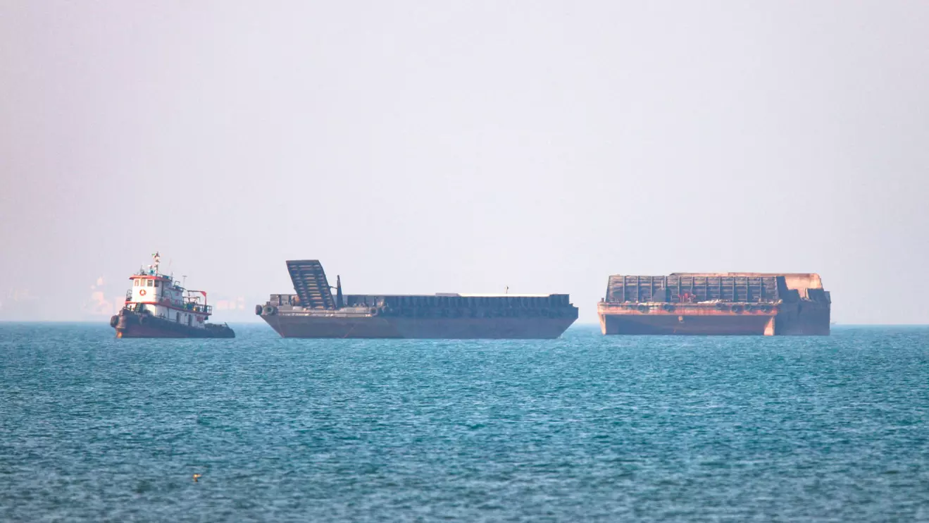 Vessels in the Strait of Hormuz near Bandar Abbas, Iran, May 4, 2026. Amirhosein Khorgooi/ISNA/WANA (West Asia News Agency) via Reuters