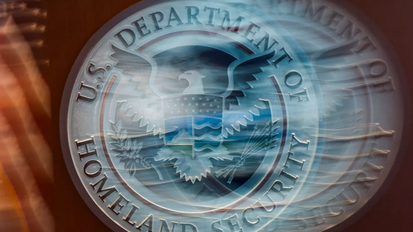 A view shows the U.S. Department of Homeland Security signage in New York City, Reuters/Jeenah Moon