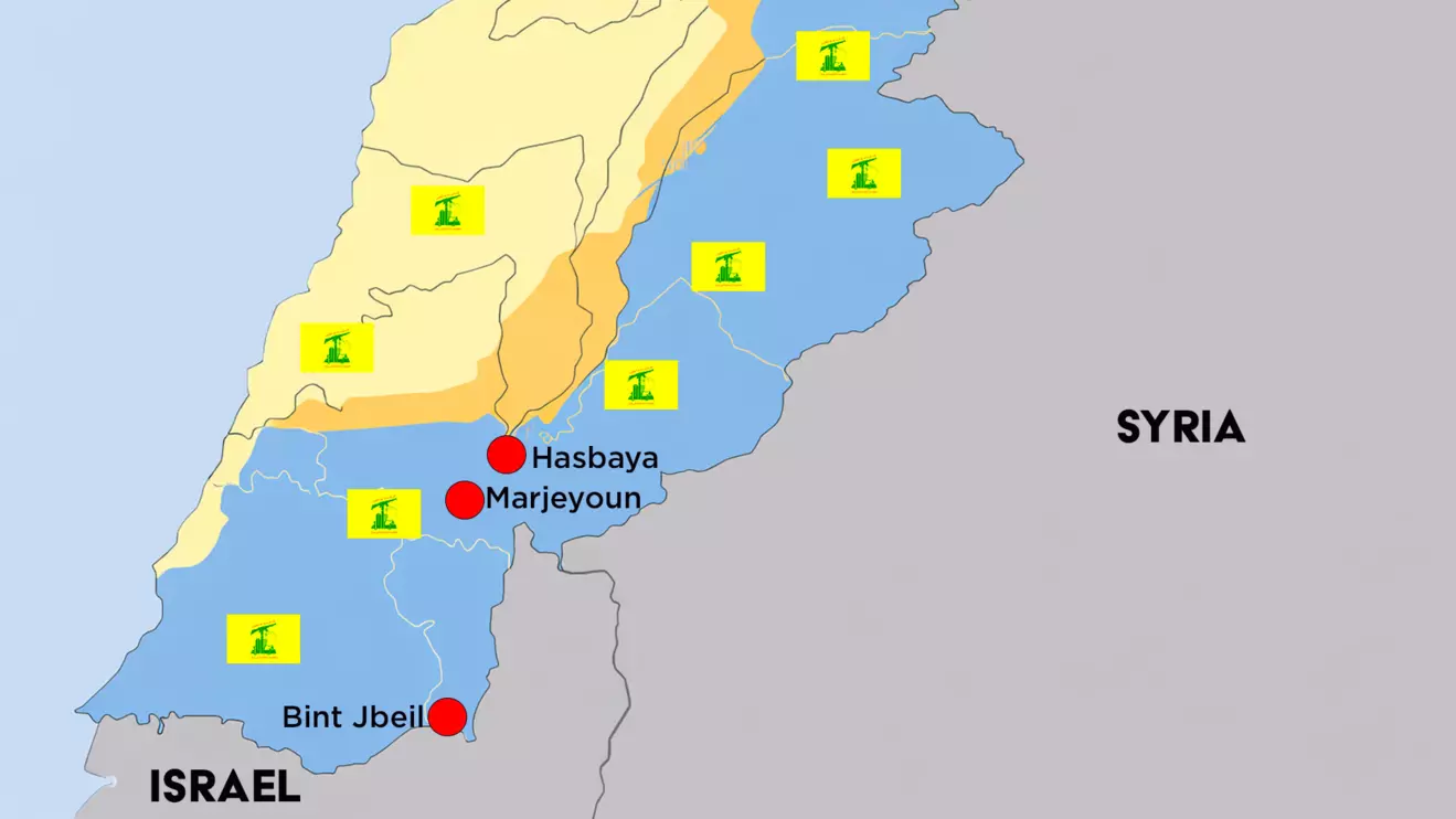 Christian, Sunni and Druze villages that refuse to bow to Hezbollah's diktat © Mena Today 