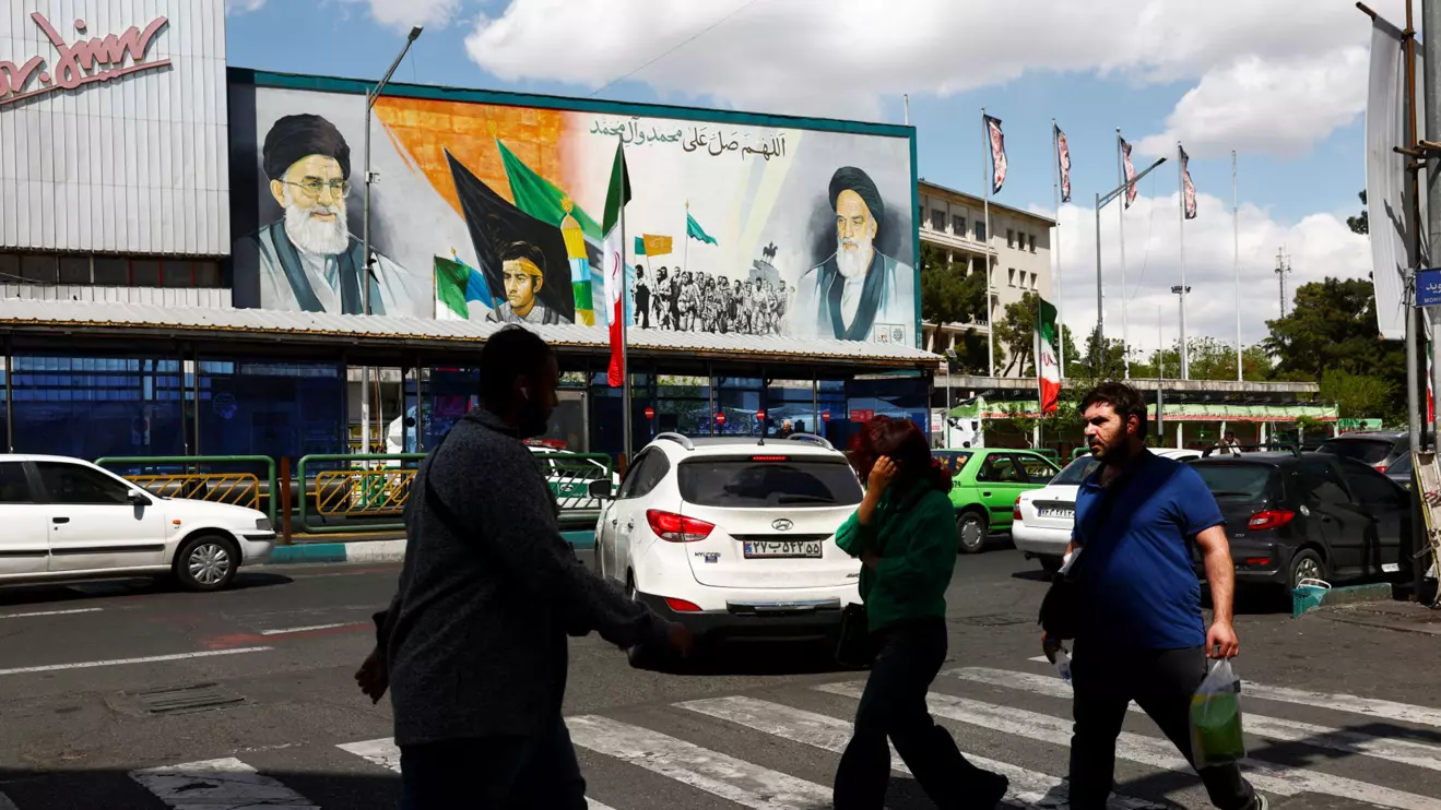 People walk on a street after U.S. President Donald Trump said that he had agreed to a two-week ceasefire with Iran, in Tehran, Iran, April 8, 2026. Majid Asgaripour/WANA (West Asia News Agency) via Reuters