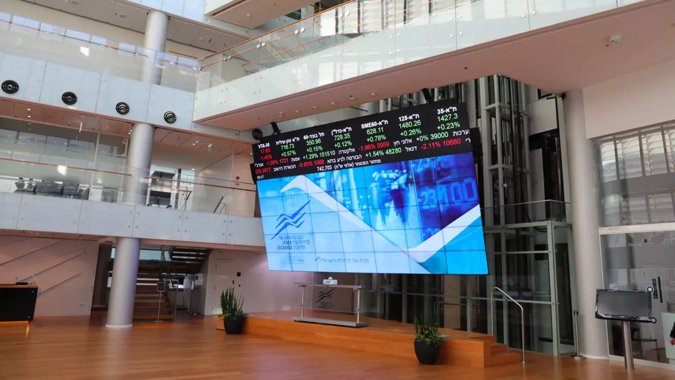 Tel aviv Stock Exchange (TASE) building in Tel Aviv © Mena Today 