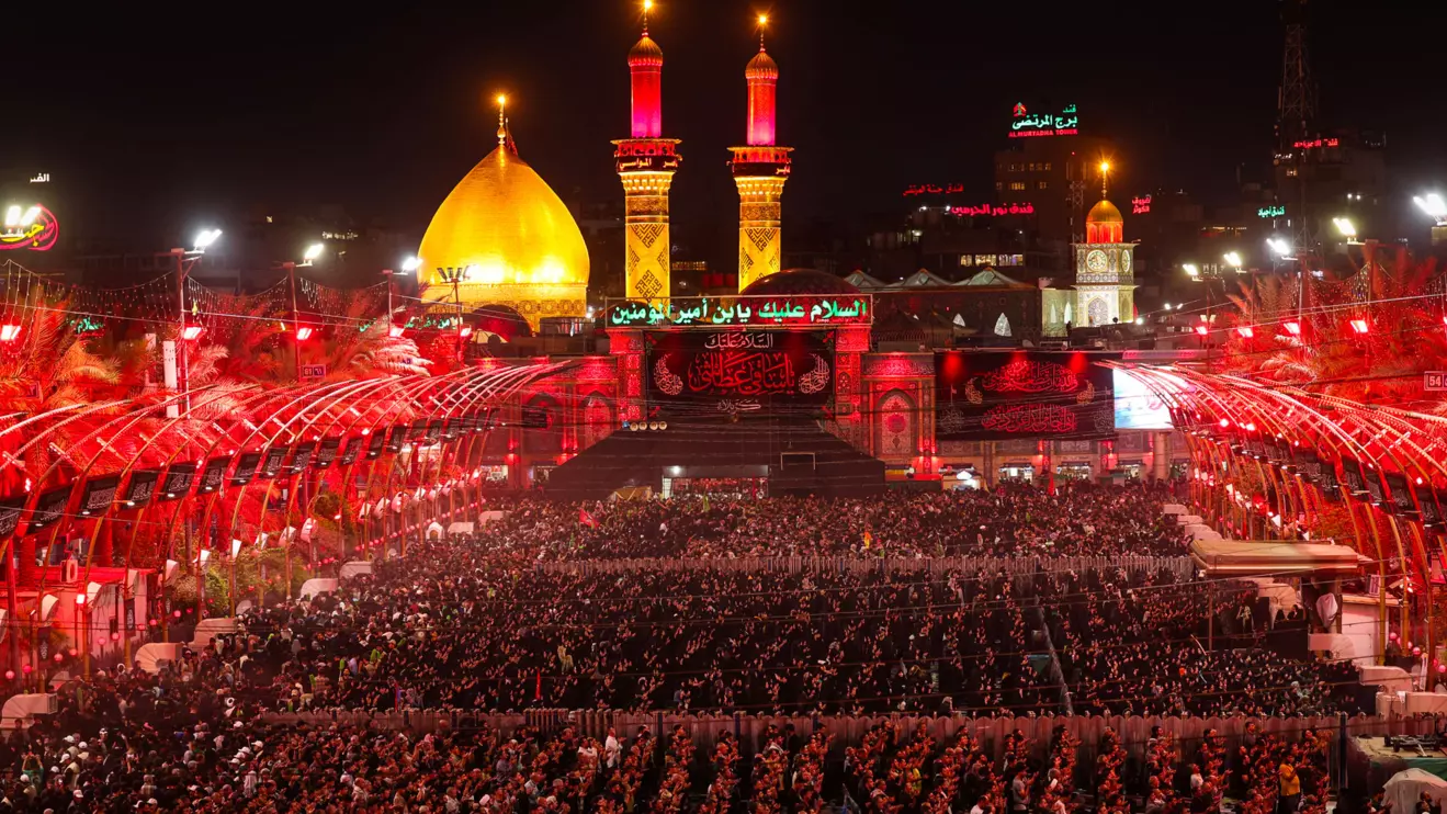 Shi'ite Muslim pilgrims take part in a mourning ceremony, ahead of the Shi'ite holy ritual of Arbaeen, in the holy city of Karbala, Iraq August 10, 2025. Reuters/Alaa al-Marjani