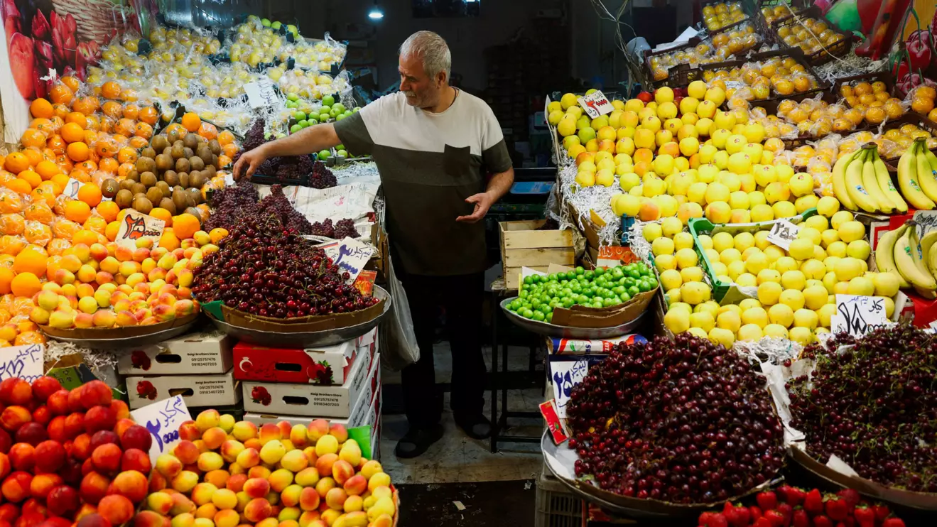 A man works at his store in a local market in Tehran, Iran, June 11, 2026. Majid Asgaripour/WANA (West Asia News Agency) via Reuters