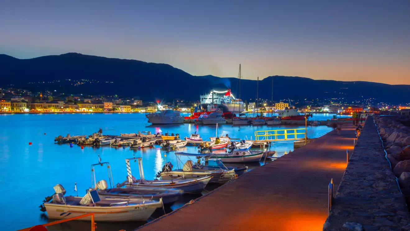 The port of Chios city in Chios island © Mena Today 