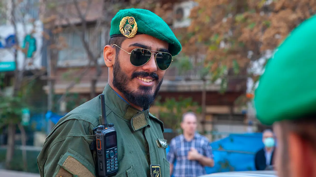  A member of the Revolutionary Guards © Mena Today 