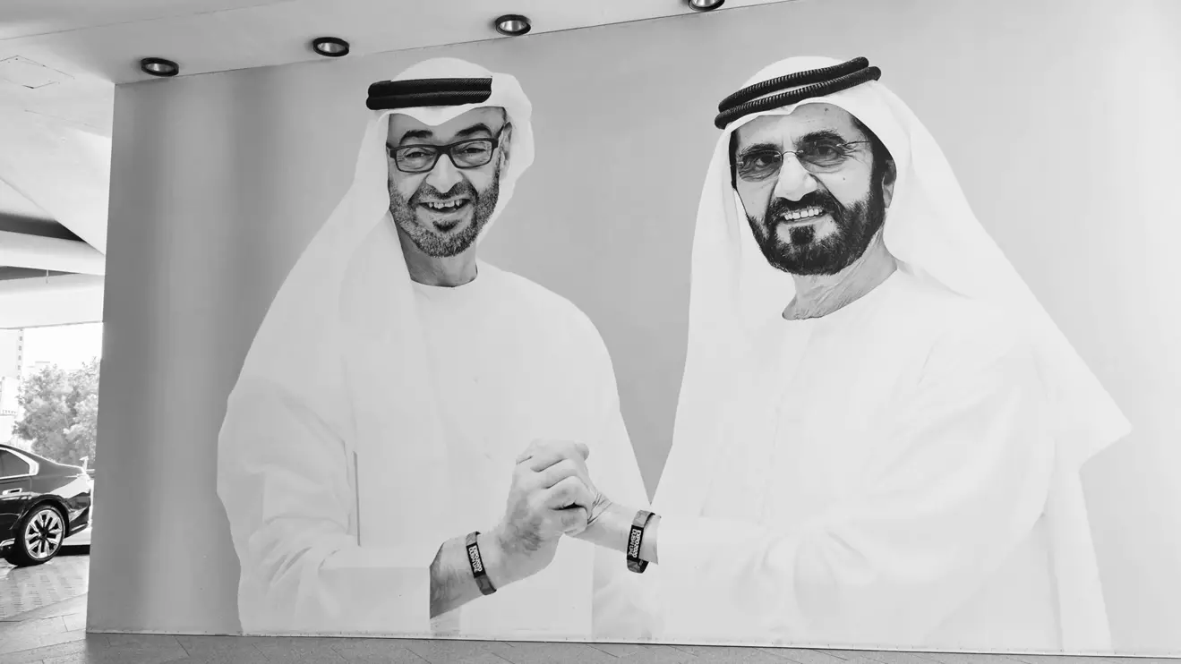 Mohammed bin Zayed Al Nahyan, president of the UAE (L),Mohammed bin Rashid Al Maktoum, VP and ruler of Dubai © Mena Today 