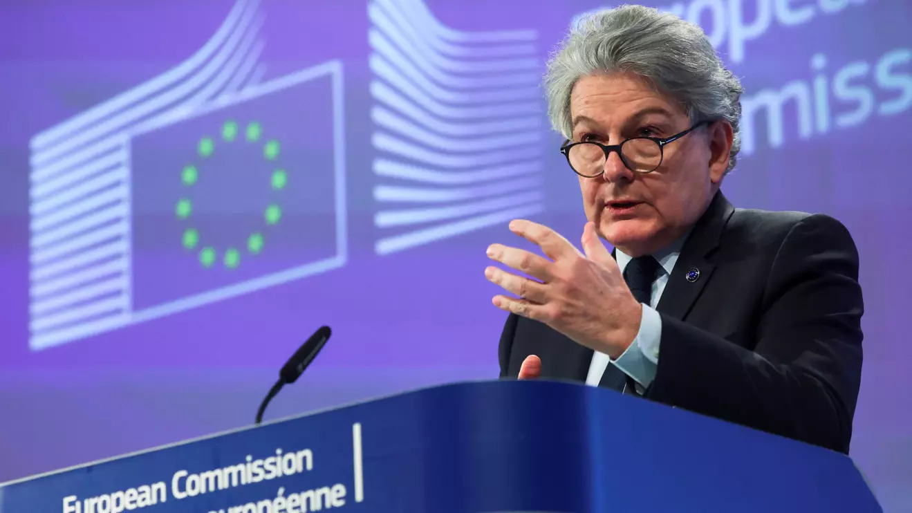 European Commissioner for Internal Market Thierry Breton, Reuters/Yves Herman