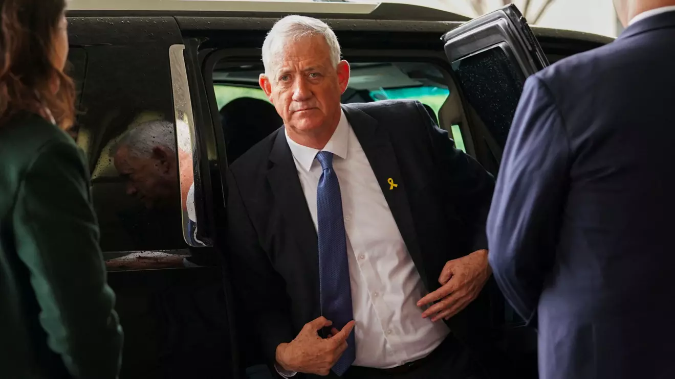 Israeli war cabinet member Benny Gantz, Reuters/Kevin Lamarque