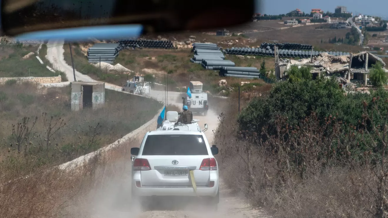 A UNIFIL logistical convoy departed from Naqoura © Pasqual Gorriz (UN)