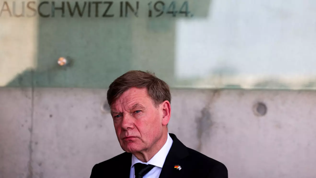 German Foreign Minister Johann Wadephul visits the Yad Vashem World Holocaust Remembrance Center, in Jerusalem, May 11, 2025. Reuters/Ronen Zvulun