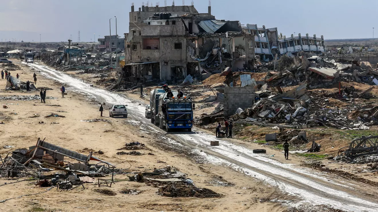 Israel has accused Hamas of stealing aid, which the group denies, and the issue of control over the aid trucks has been hotly disputed © Mena Today 