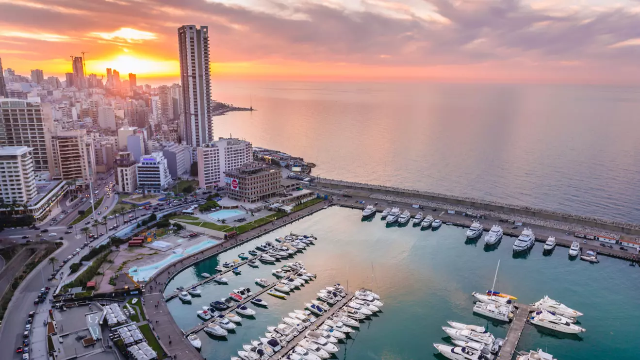 Sunset over Zaituna Bay, Beirut © Mena Today 