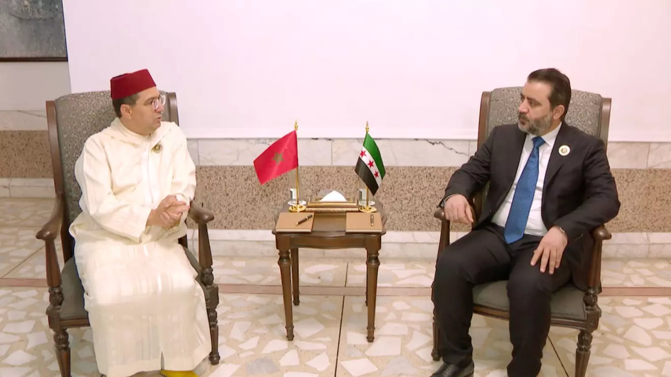 Nasser Bourita and his Syrian counterpart Asaad Al-Shaibani met on Saturday in Baghdad © X