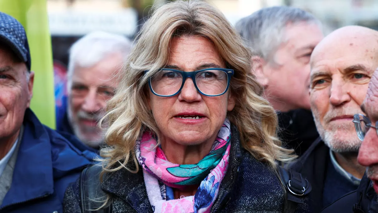 Alessandra Ballerini, lawyer of Italian student Giulio Regeni, speaks outside the courthouse on the day of the trial of four senior members of Egyptian security services over their suspected role in his disappearance and murder in Cairo in 2016, in Rome, Italy, February 20, 2024. Reuters/Guglielmo Mangiapane